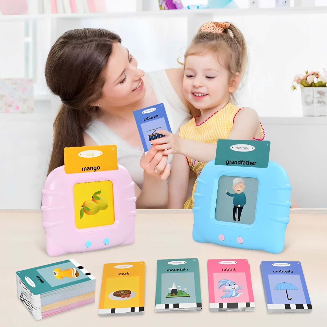 Talking Flash Cards kids | Children Learn Toy Toddler Early Education Language Game