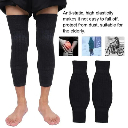 1Pair Winter Wool Knee Pad  Leg Knee Warmer Sleeve For Men & Women