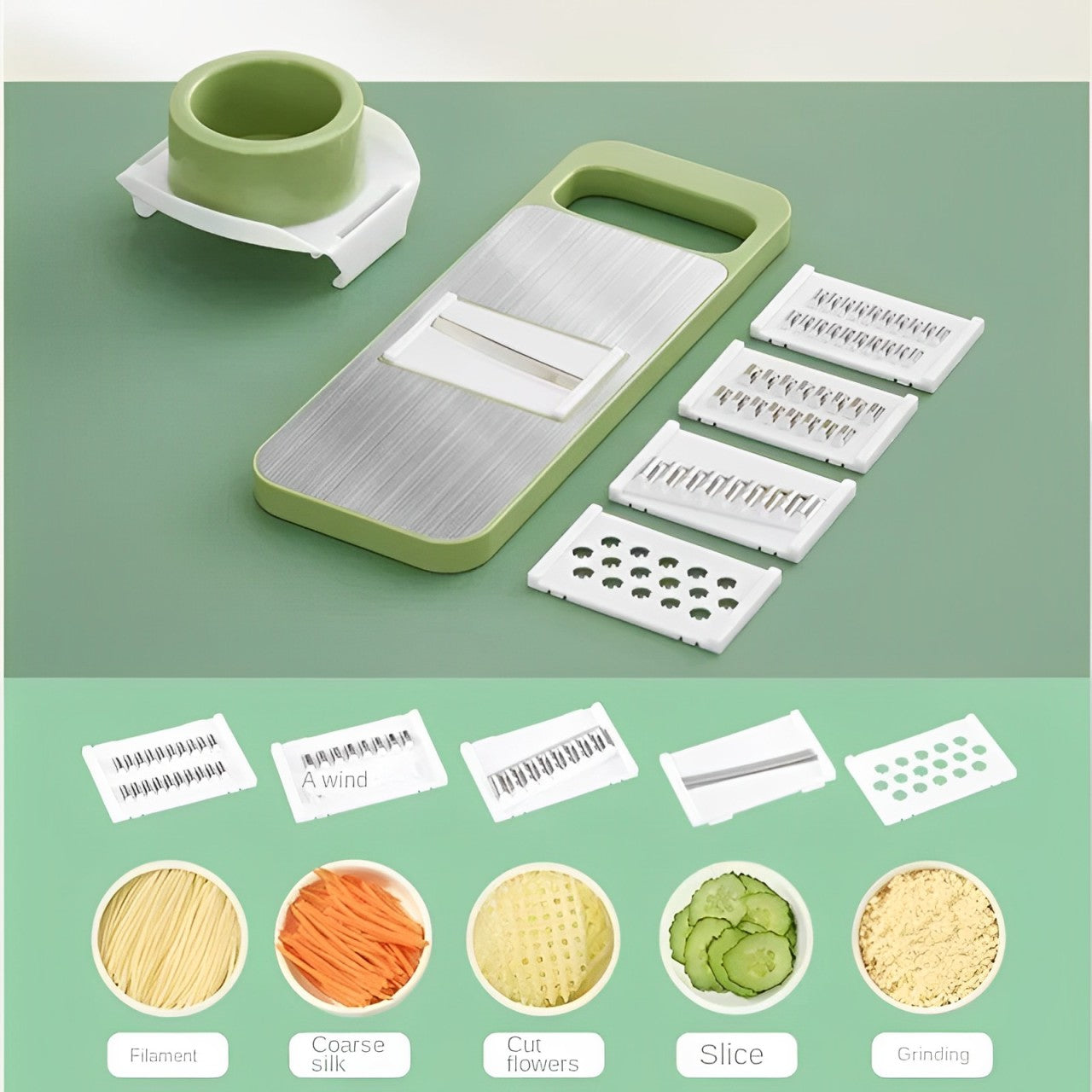 5 in 1 Multifunction Vegetable Slicer Cutter