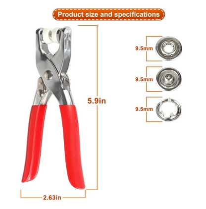 Metal Snap Button Plier